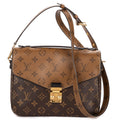 Louis Vuitton Pochette Metis Brown Monogram Canvas Handbag
