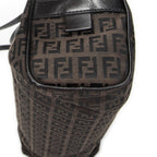 Fendi East West Boston Black Brown Zucchini No Canvas Shoulder — view 7