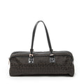 Fendi East West Boston Black Brown Zucchini No Canvas Shoulder