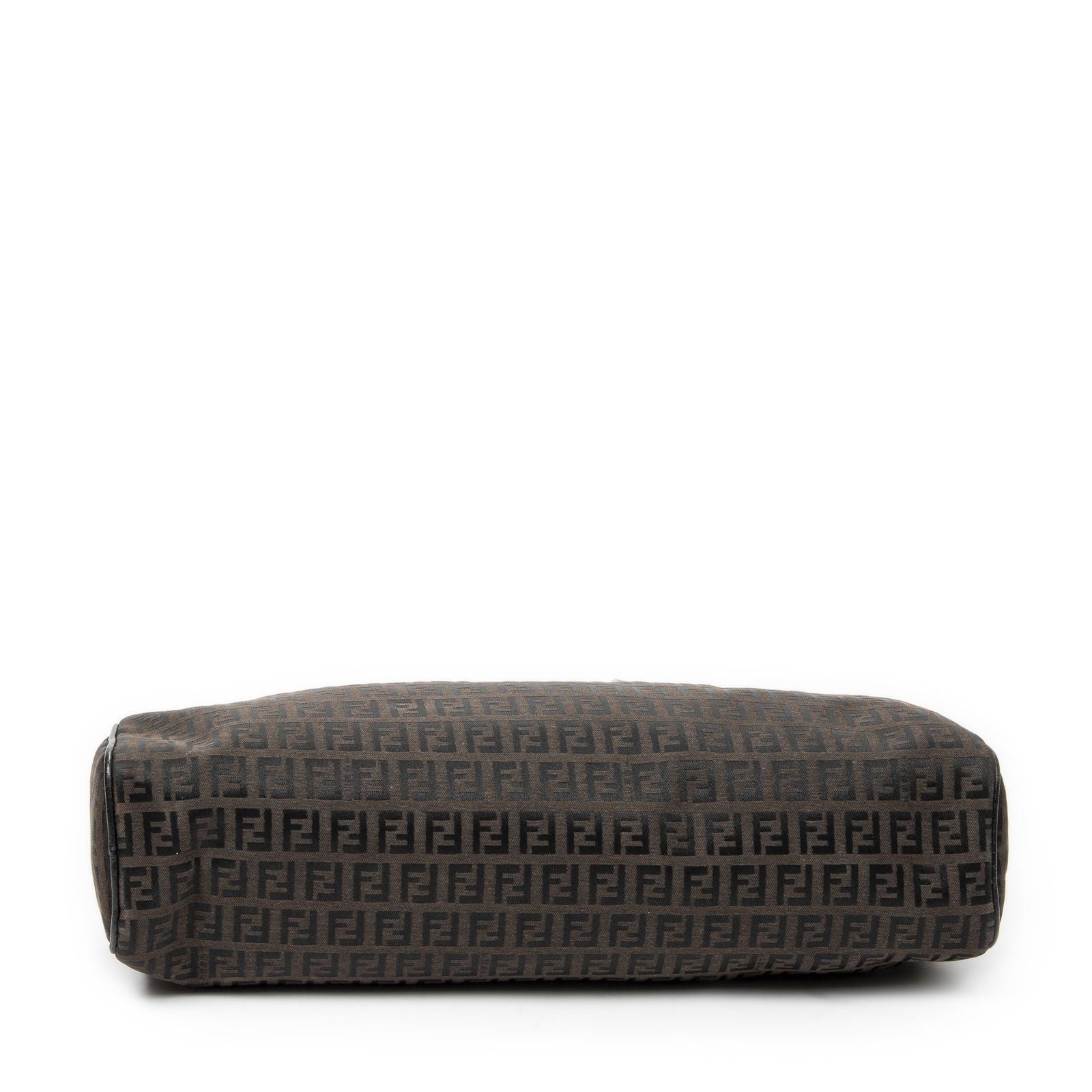 Fendi East West Boston Black Brown Zucchini No Canvas Shoulder — view 6