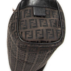 Fendi East West Boston Black Brown Zucchini No Canvas Shoulder — view 8