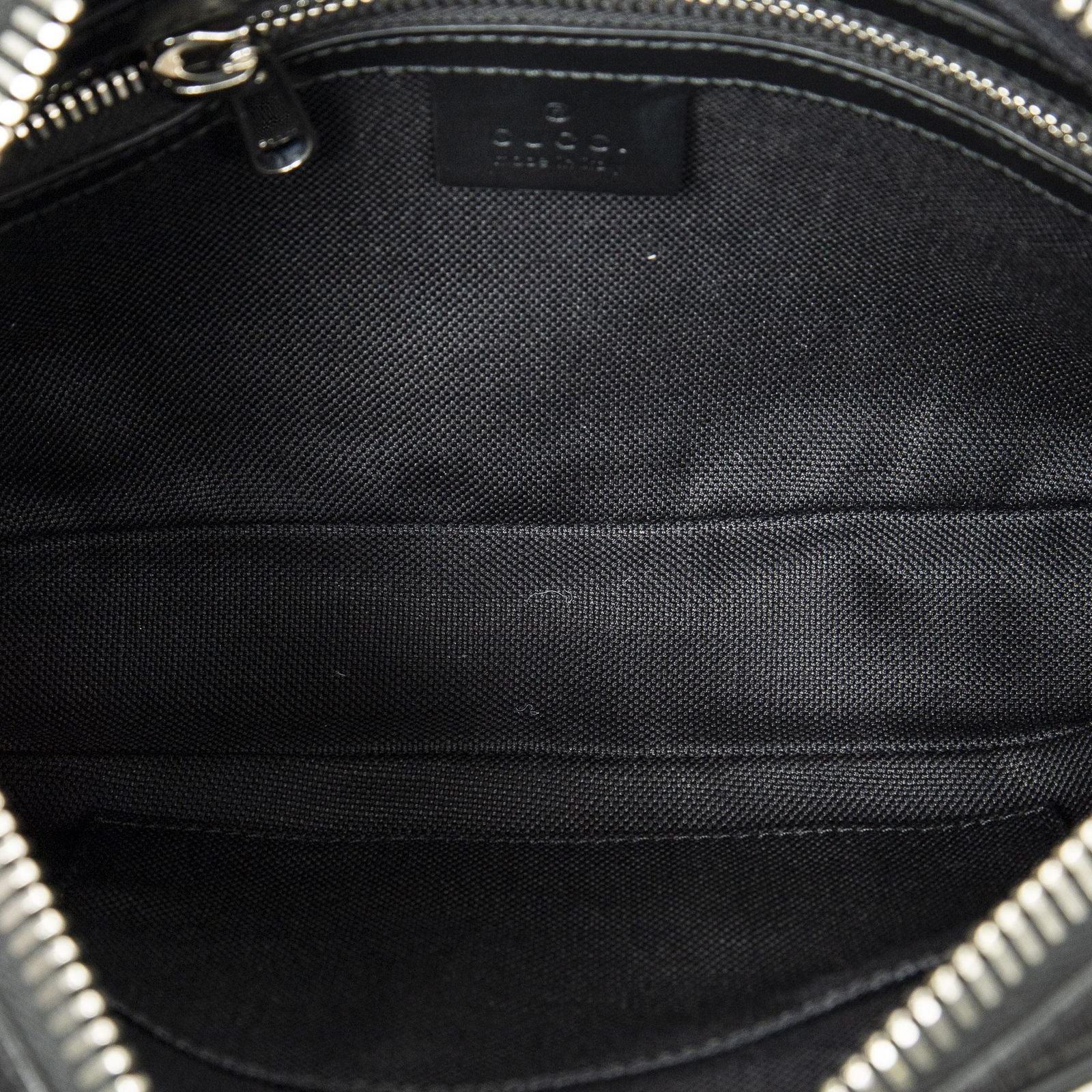 Gucci Web GG Waist Bag Black Print Springs Canvas — view 4