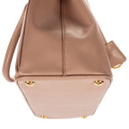 Prada la the Double Zip Galleria Tote Pink Saffiano Leather — view 8
