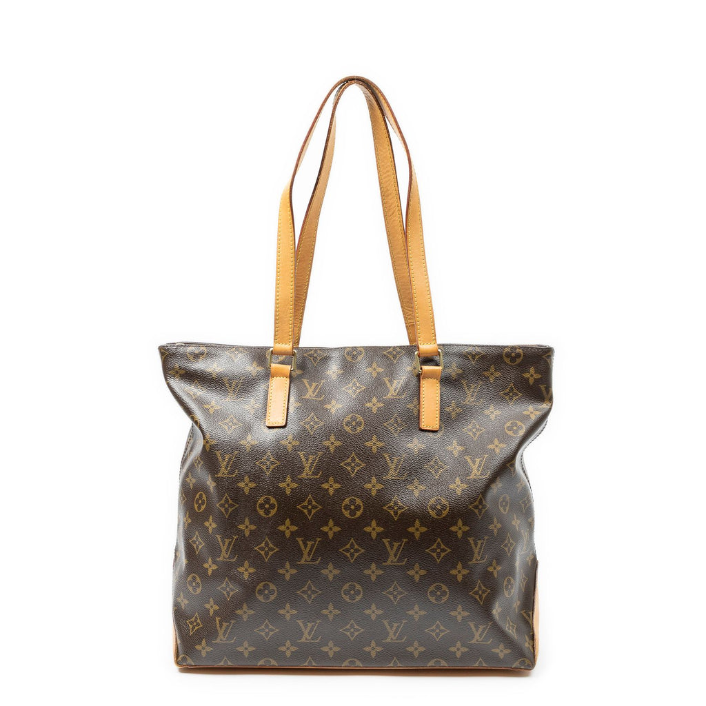 Louis Vuitton Cabas Mezzo Brown Monogram Canvas Tote