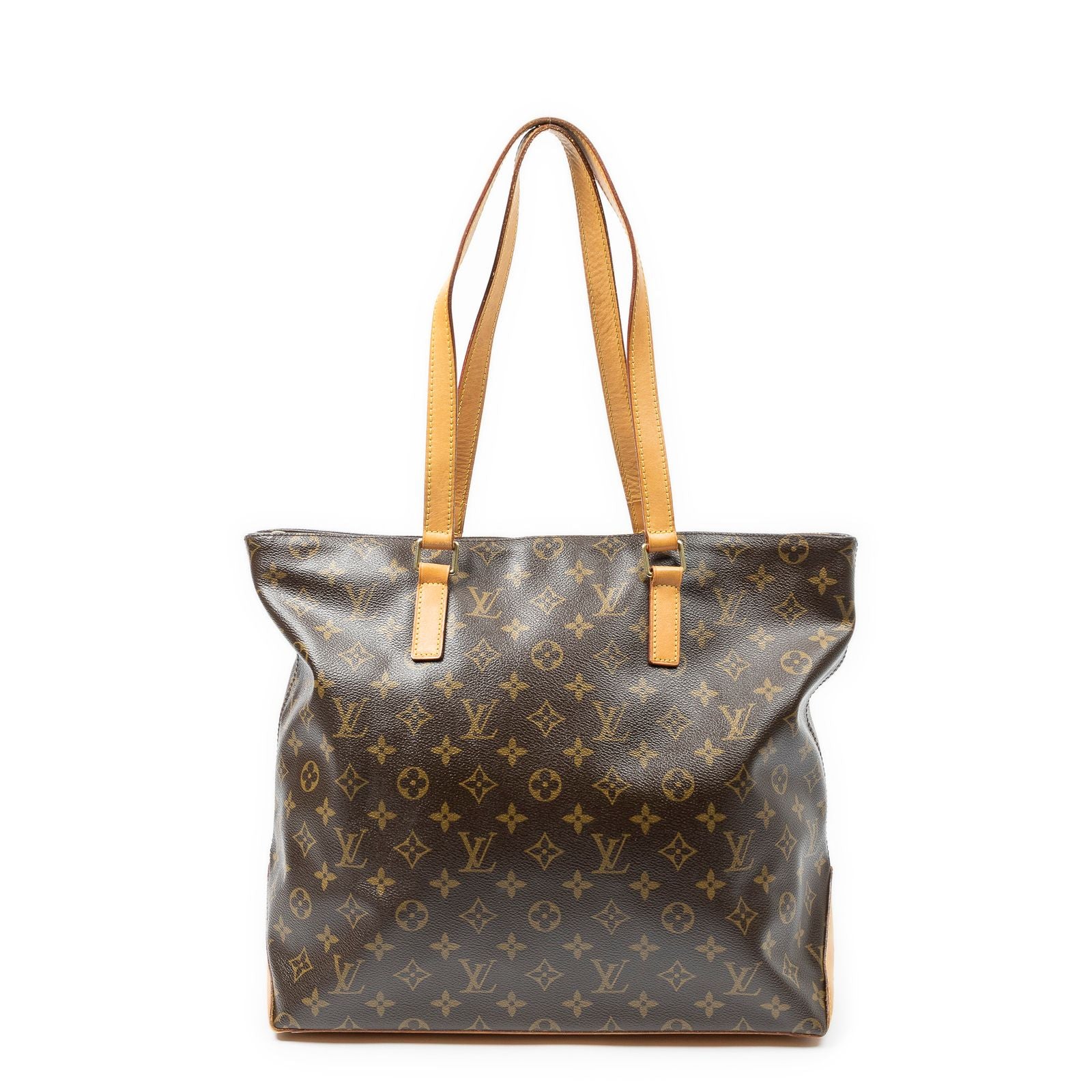Louis Vuitton Cabas Mezzo Brown Monogram Canvas Tote