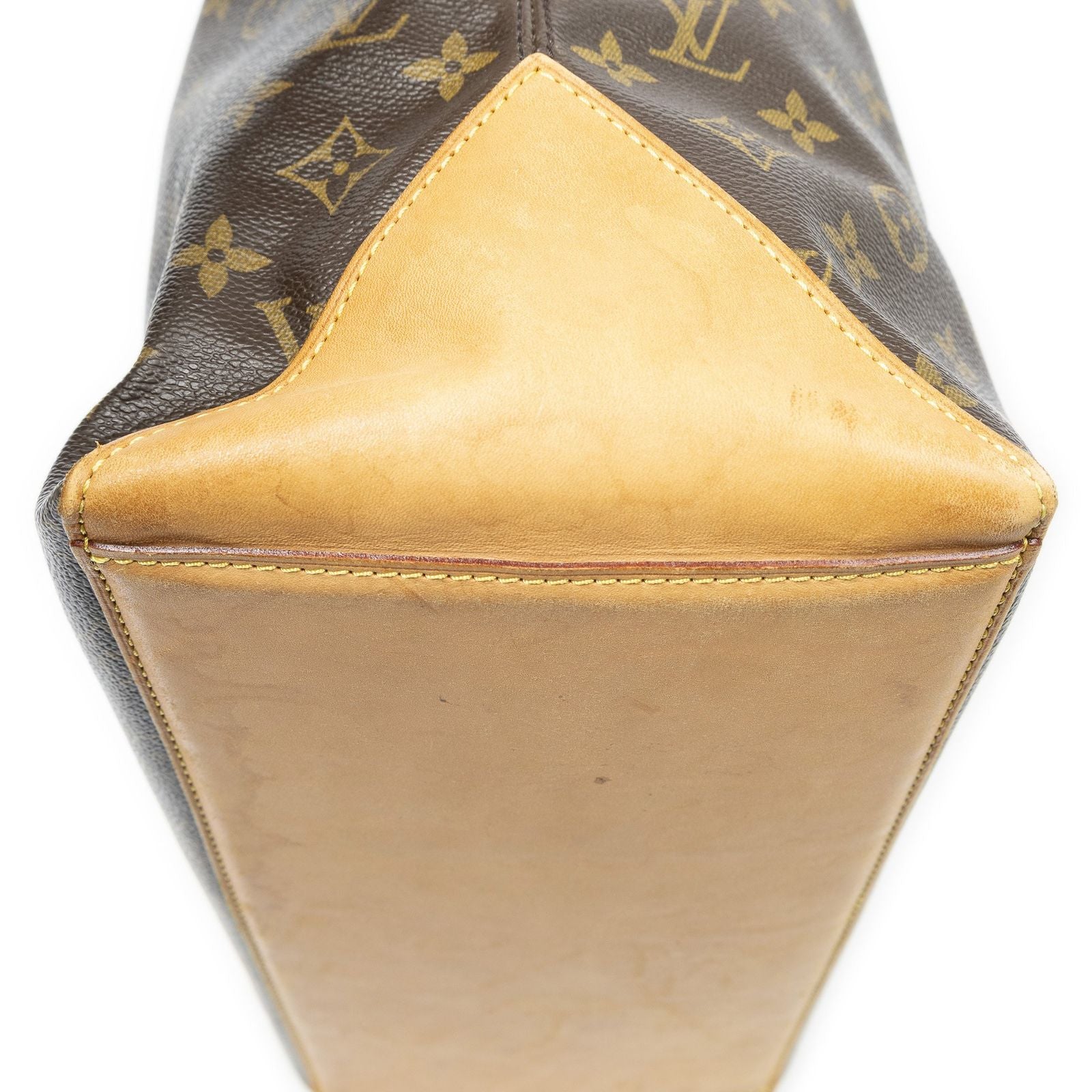 Louis Vuitton Cabas Mezzo Brown Monogram Canvas Tote — view 8