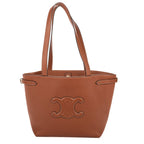 Celine Cabas Anais Tan Grain Calf Skin Leather Tote
