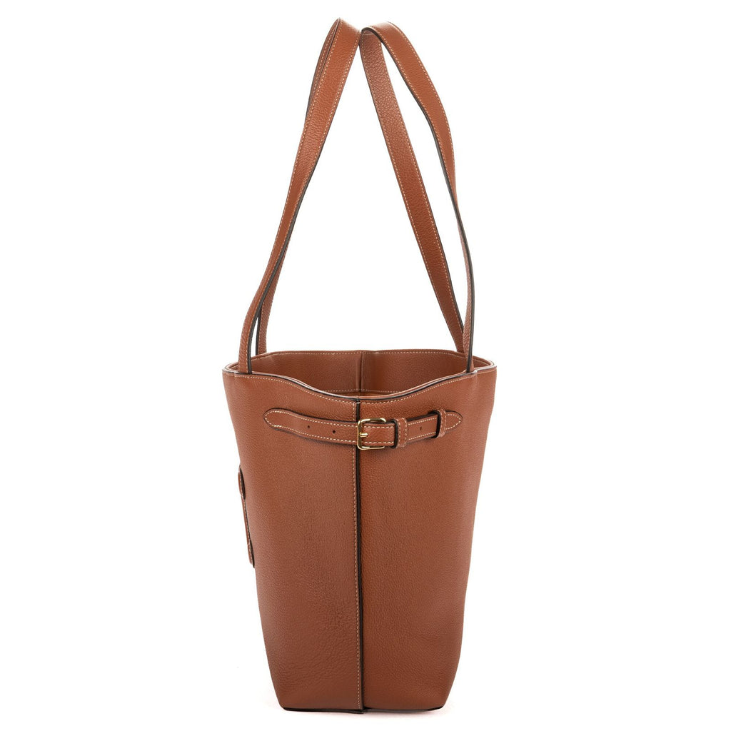 Celine Cabas Anais Tan Grain Calf Skin Leather Tote — view 3