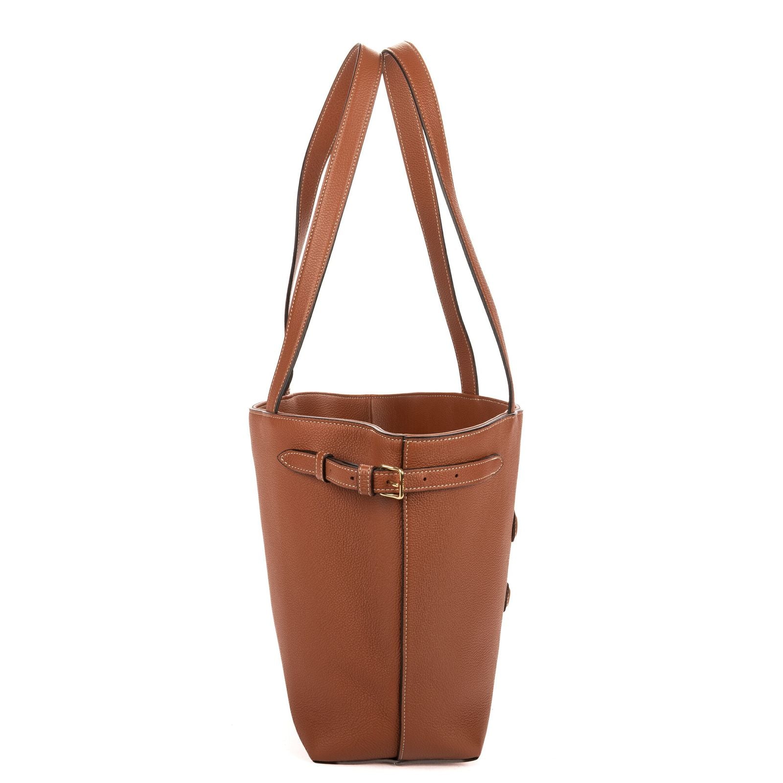 Celine Cabas Anais Tan Grain Calf Skin Leather Tote — view 4