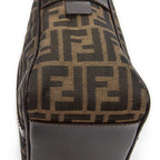 Fendi Vintage Boston Brown Black Zucca Canvas Handbag — view 8