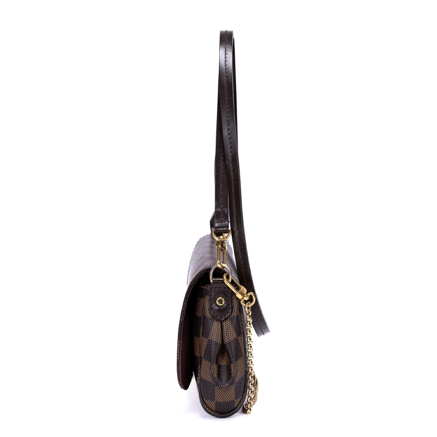 Louis Vuitton Favorite Brown Damier Ebeneux Shoulder — view 3