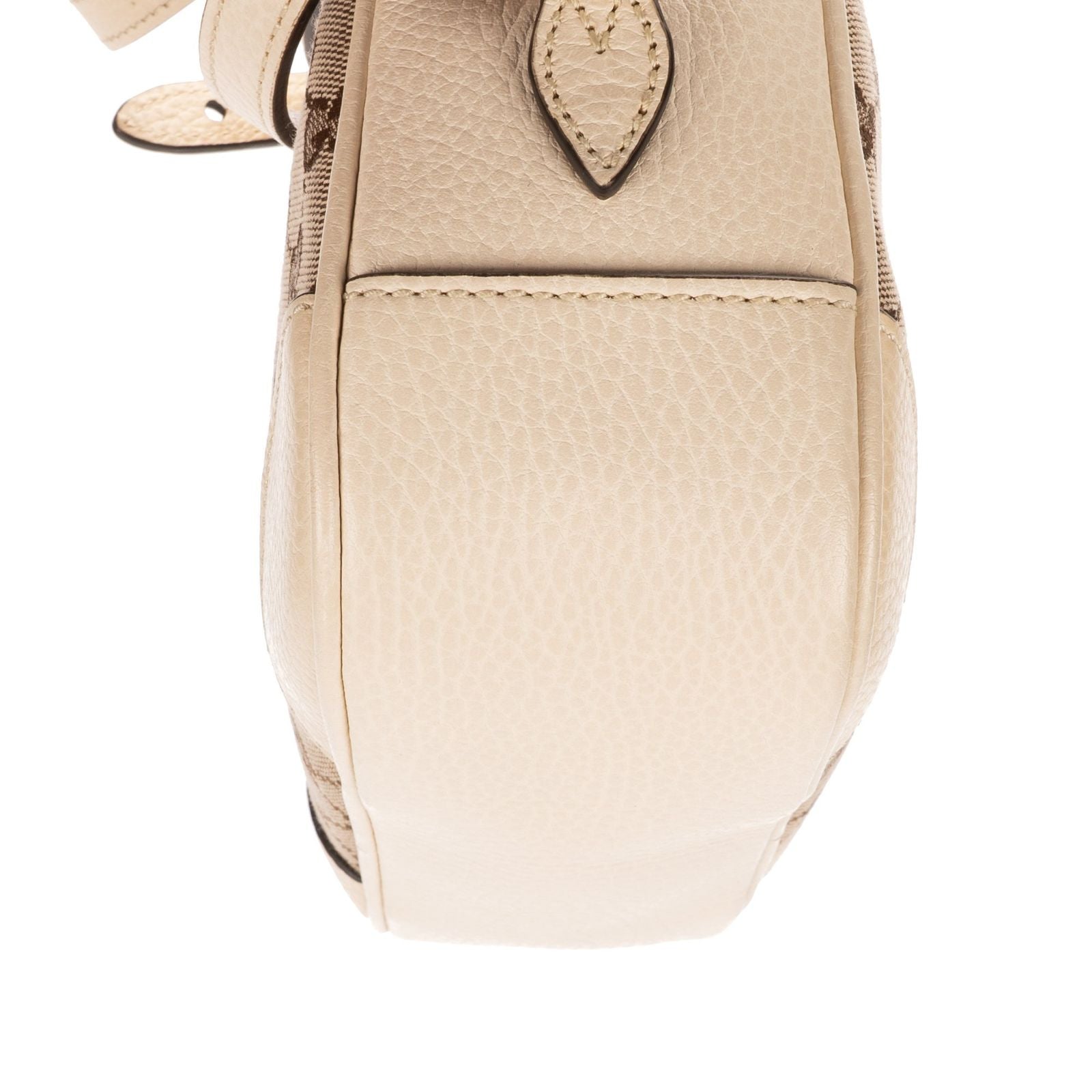 Gucci Bree Cross Belt Bag Beige Ivory GG Canvas — view 8