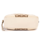 Gucci Bree Cross Belt Bag Beige Ivory GG Canvas — view 6