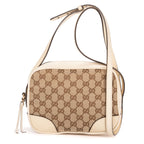 Gucci Bree Cross Belt Bag Beige Ivory GG Canvas