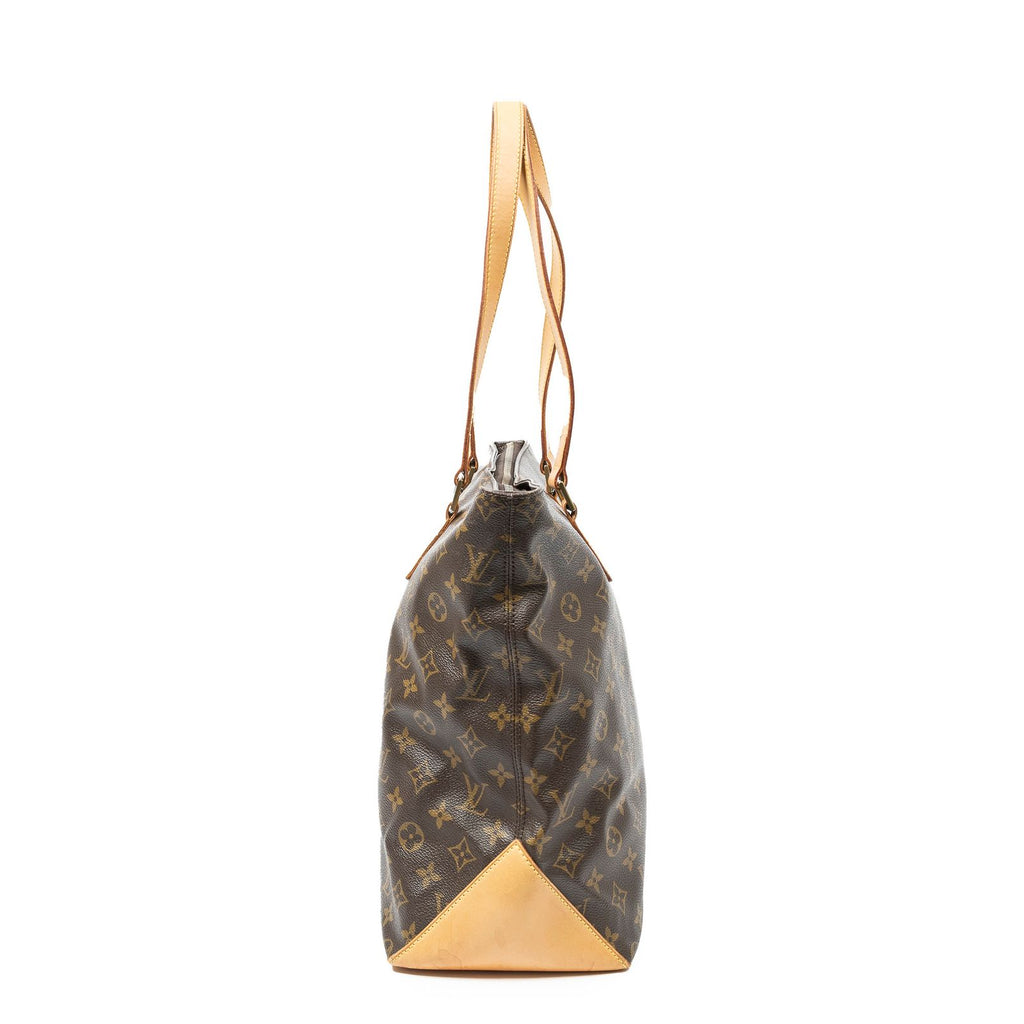 Louis Vuitton Cabas Mezzo Brown Monogram Canvas Tote — view 4