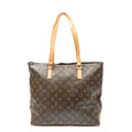 Louis Vuitton Cabas Mezzo Brown Monogram Canvas Tote