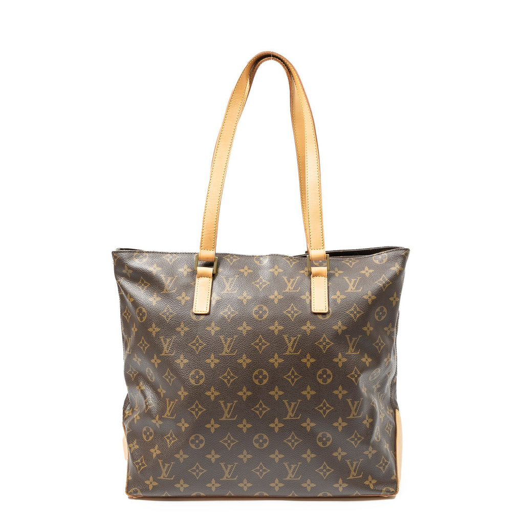 Louis Vuitton Cabas Mezzo Brown Monogram Canvas Tote — view 5