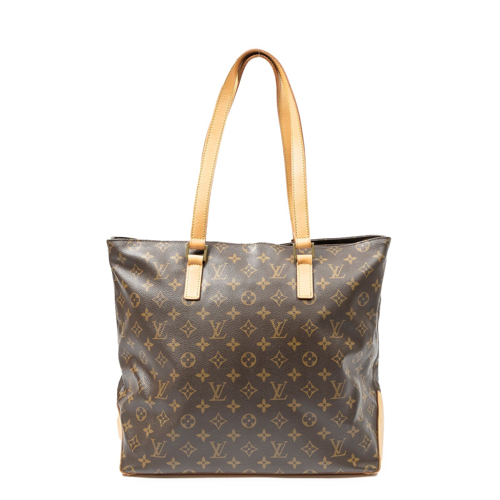 Louis Vuitton Cabas Mezzo Brown Monogram Canvas Tote — view 5