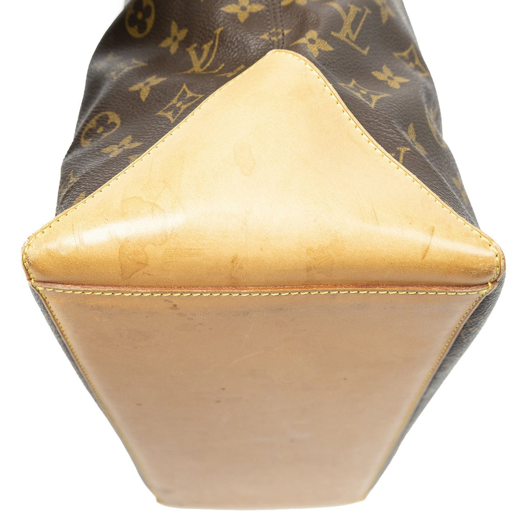 Louis Vuitton Cabas Mezzo Brown Monogram Canvas Tote — view 8