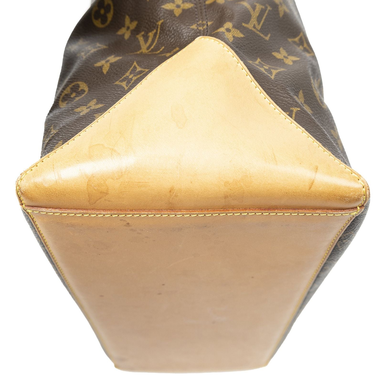 Louis Vuitton Cabas Mezzo Brown Monogram Canvas Tote — view 8