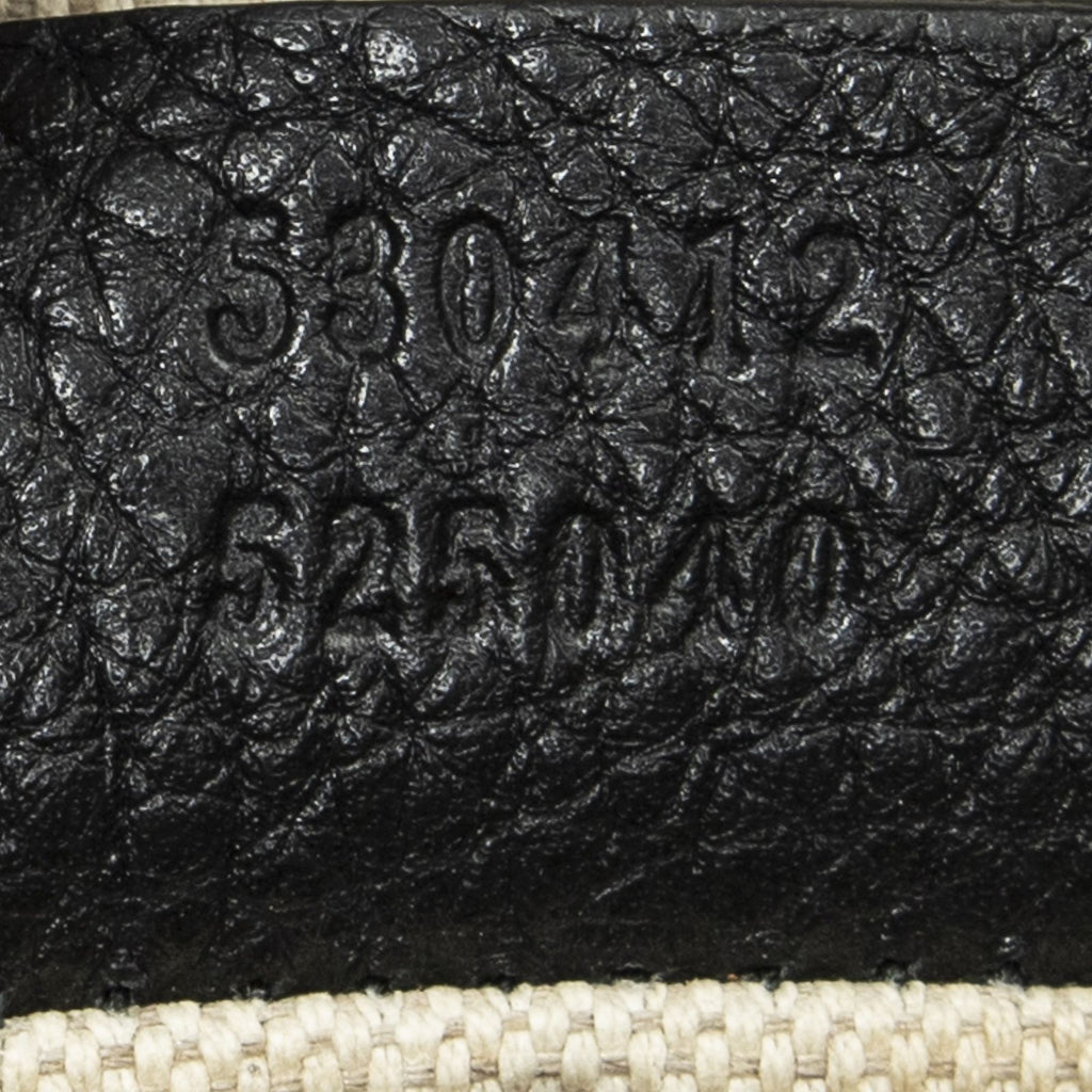 Gucci Web Logo Belt Bag Black Grain Calf Skin Leather — view 5
