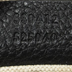 Gucci Web Logo Belt Bag Black Grain Calf Skin Leather — view 5