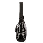 Prada Re Edition Sequinned Mini Bag Black White Nylon Embellished with Sequinsa — view 3