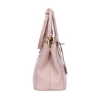Prada la the Double Zip Galleria Tote Pink Saffiano Luxe Leather — view 4