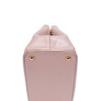 Prada la the Double Zip Galleria Tote Pink Saffiano Luxe Leather — view 7
