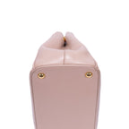 Prada la the Double Zip Galleria Tote Pink Saffiano Luxe Leather — view 8
