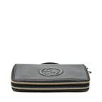 Gucci Soho Travel Document Case Black Calfskin Leather Handbag — view 6