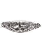 Prada Sac Triangle Black Silver Crystal Embellishments Nylona Shoulder — view 6