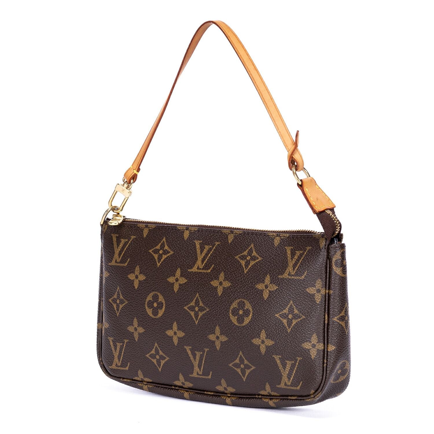 Louis Vuitton Pochette Brown Monogram Canvas Handbag — view 2