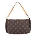 Louis Vuitton Pochette Brown Monogram Canvas Handbag