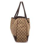 Gucci la the Web Princy Tote Beige Cu Brown GG Canvas — view 4