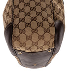 Gucci la the Web Princy Tote Beige Cu Brown GG Canvas — view 7