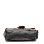 Gucci Small GG Marmont Flap Black Red Matelasse Calfskin — view 6
