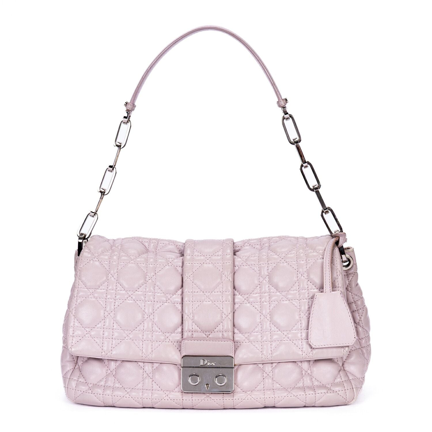 Dior New Lock Flap Chain Bag Lilac Kana the Lambskin Leather