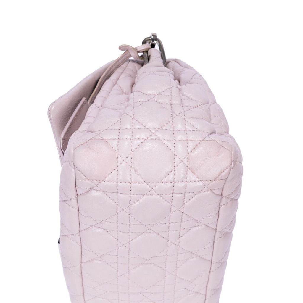 Dior New Lock Flap Chain Bag Lilac Kana the Lambskin Leather — view 8