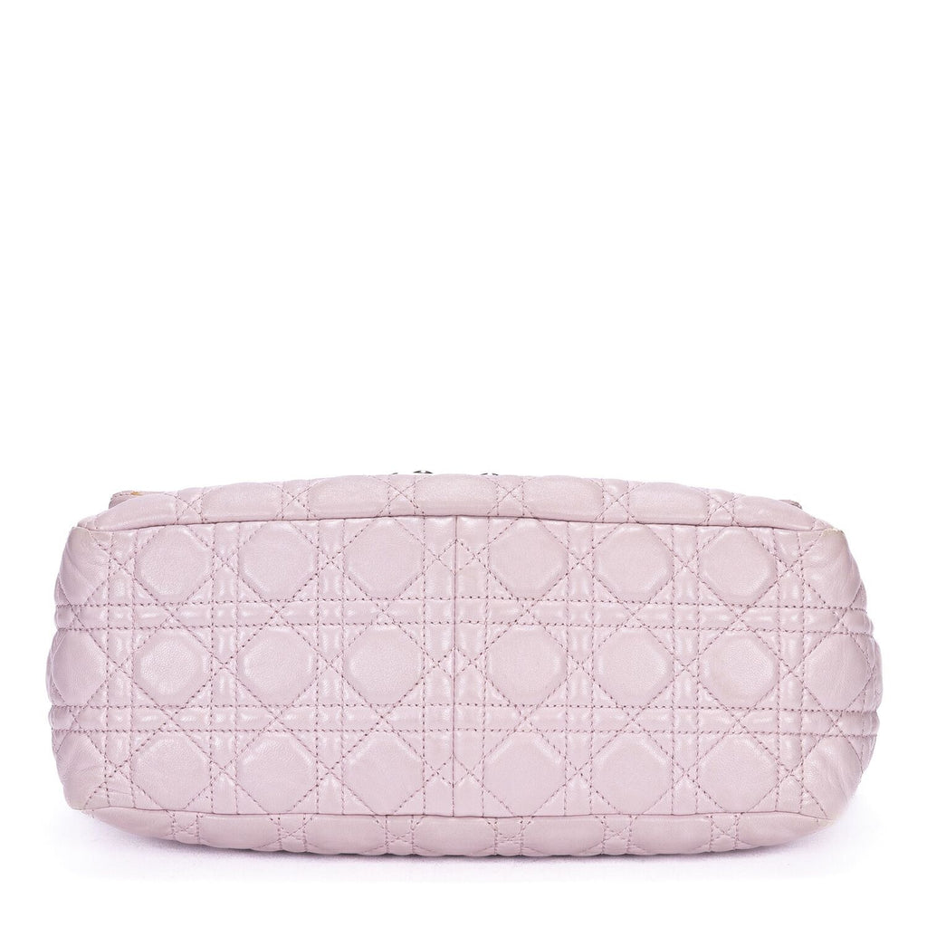 Dior New Lock Flap Chain Bag Lilac Kana the Lambskin Leather — view 6