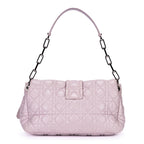 Dior New Lock Flap Chain Bag Lilac Kana the Lambskin Leather — view 5