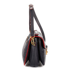 Louis Vuitton Pochette Metis Navy Red Monogram Emplainte Leather Handbag — view 4