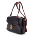 Louis Vuitton Pochette Metis Navy Red Monogram Emplainte Leather Handbag — view 2