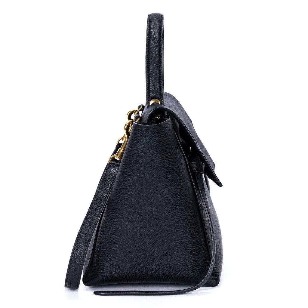 Celine Mini Belt Bag Black Grain Calf Skin Leather — view 4