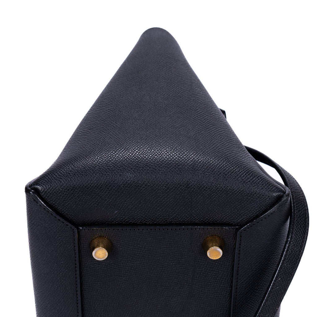 Celine Mini Belt Bag Black Grain Calf Skin Leather — view 8
