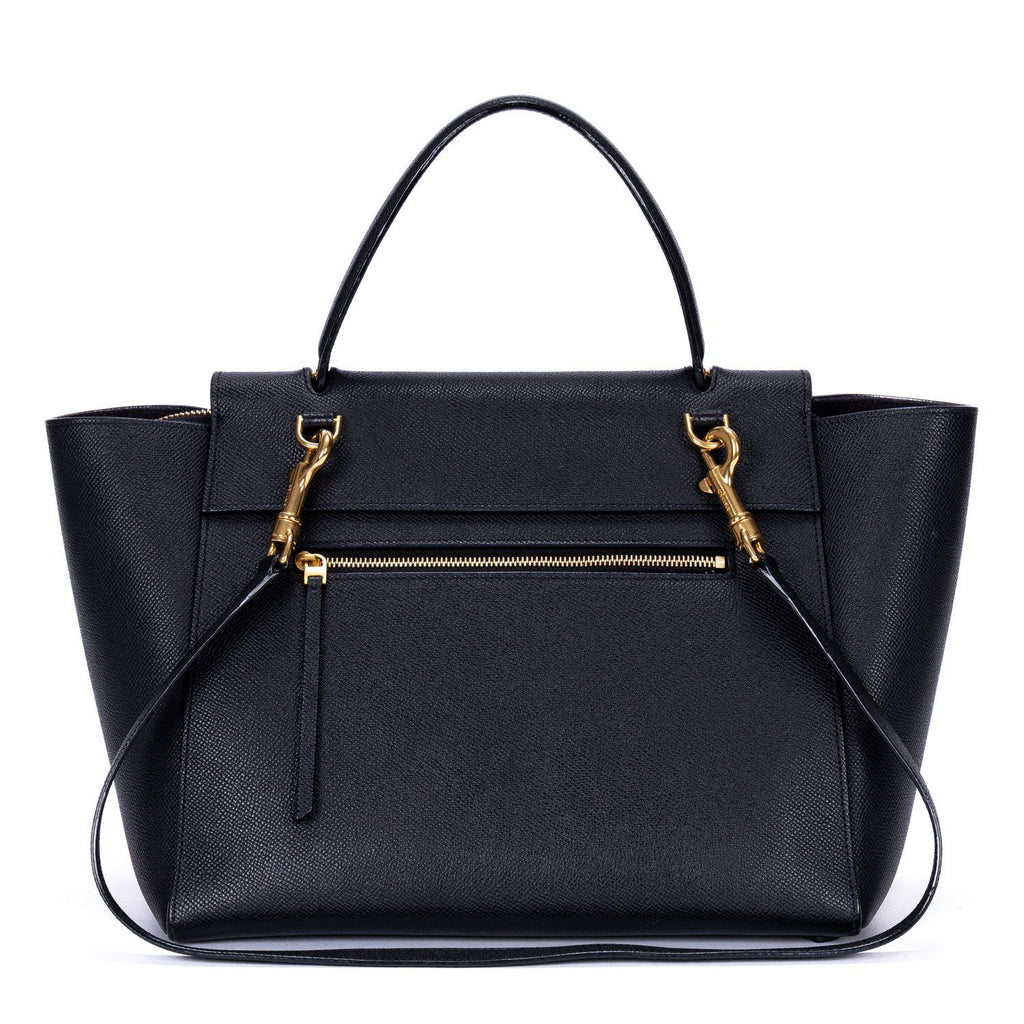 Celine Mini Belt Bag Black Grain Calf Skin Leather — view 5