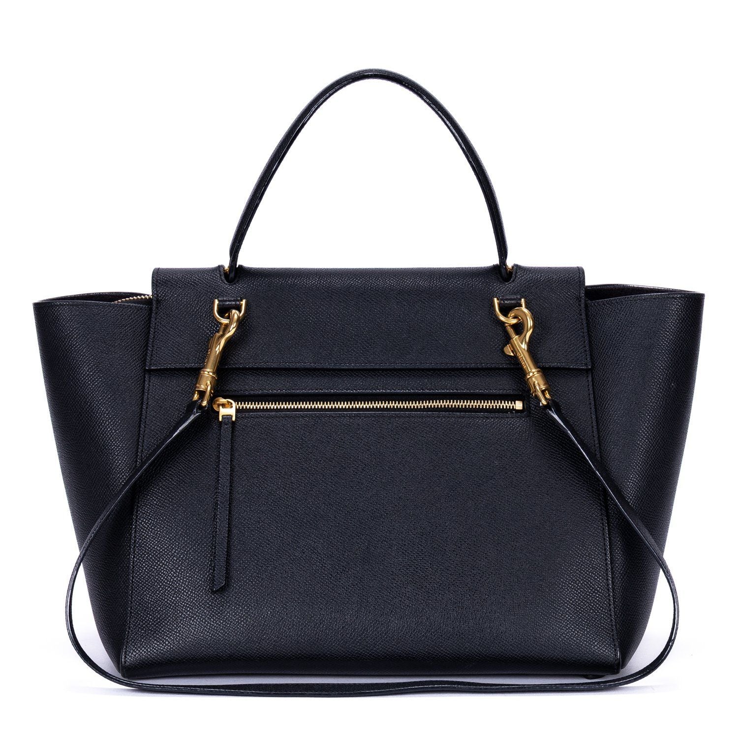 Celine Mini Belt Bag Black Grain Calf Skin Leather — view 5