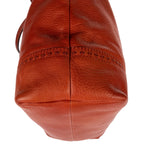 Gucci Raid Back Crafty Tote Orange Grain Calf Skin Leather — view 8