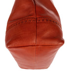 Gucci Raid Back Crafty Tote Orange Grain Calf Skin Leather — view 7