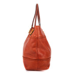 Gucci Raid Back Crafty Tote Orange Grain Calf Skin Leather — view 3